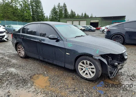 2007 BMW 328 I Sulev из США, поврежденный, VIN WBAVC53557FZ81545